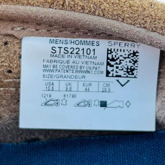 Sperry Halyard Slip-on Sneakers Brown Suede STS22101 Men's 10.5 - Picture 10 of 11